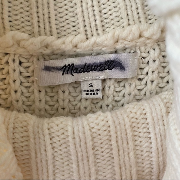Madewell Wide Rib Turtleneck Sweater - size small - Picture 5 of 8